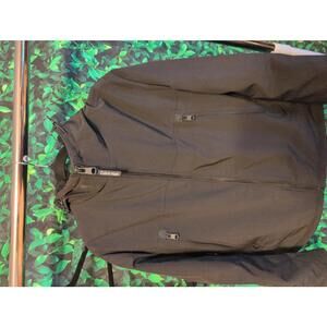 Calvin Klein Men's Black Utility Jacket with Hood